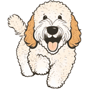 อิโมจิไลน์ Goldendoodle Emoji