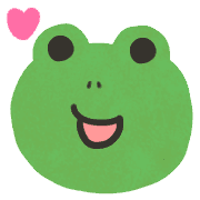 อิโมจิไลน์ Ugoku!Frog chan,aisatsu emoji