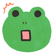 อิโมจิไลน์ Ugoku!Frog chan,aisatsu emoji