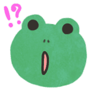 อิโมจิไลน์ Ugoku!Frog chan,aisatsu emoji