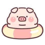 Lazynfatty อิโมจิหมูน้อยรับซัมเมอร์ รูปที่ 10