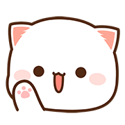 Mochi Mochi Peach Cat อิโมจิ