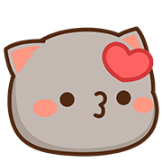 Mochi Mochi Peach Cat อิโมจิ