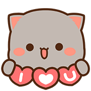 Mochi Mochi Peach Cat อิโมจิ รูปที่ 10