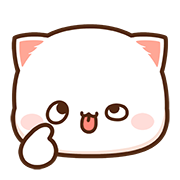 Mochi Mochi Peach Cat อิโมจิ รูปที่ 19