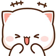 Mochi Mochi Peach Cat อิโมจิ รูปที่ 20