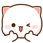 Mochi Mochi Peach Cat อิโมจิ รูปที่ 22