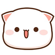 Mochi Mochi Peach Cat อิโมจิ รูปที่ 28