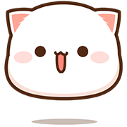 Mochi Mochi Peach Cat อิโมจิ รูปที่ 31
