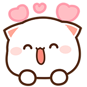 Mochi Mochi Peach Cat อิโมจิ รูปที่ 36