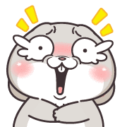 อิโมจิไลน์ Very Miss Rabbit Emoji 4
