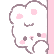 fluffy marshmallow bunny