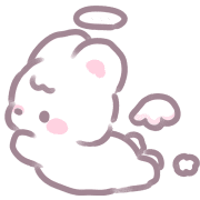 fluffy marshmallow bunny รูปที่ 34