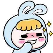 Rosie the hopping bunny อิโมจิแอนิเมชัน รูปที่ 6