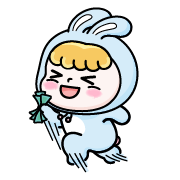 Rosie the hopping bunny อิโมจิแอนิเมชัน รูปที่ 29