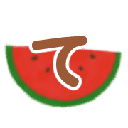 อิโมจิไลน์ Ugoku!watermelon summer moji