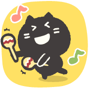อิโมจิไลน์ Move!! Brush Cat !!!! Emoji