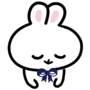 อิโมจิไลน์ The happy little rabbit Emoji.