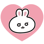 อิโมจิไลน์ The happy little rabbit Emoji.