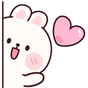 ต่ายจุ๊บจุ๊บ อิโมจิ
