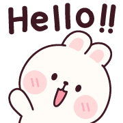 ต่ายจุ๊บจุ๊บ อิโมจิ