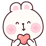 ต่ายจุ๊บจุ๊บ อิโมจิ