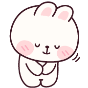 ต่ายจุ๊บจุ๊บ อิโมจิ รูปที่ 10