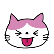 อิโมจิไลน์ Cat emoji (various facial expressions)