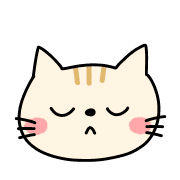 อิโมจิไลน์ Cat emoji (various facial expressions)