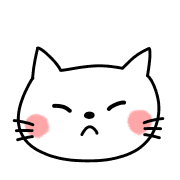 อิโมจิไลน์ Cat emoji (various facial expressions)