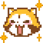 อิโมจิไลน์ Animated RASCAL Pixel Emoji