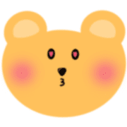 อิโมจิไลน์ Honey bear cute - emoji 4 u