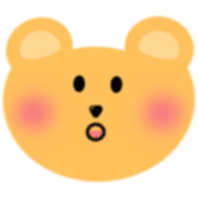 อิโมจิไลน์ Honey bear cute - emoji 4 u