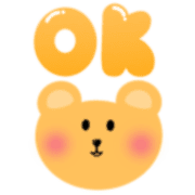 อิโมจิไลน์ Honey bear cute - emoji 4 u