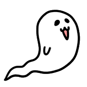 อิโมจิไลน์ Spooky ghost OBAKE chan