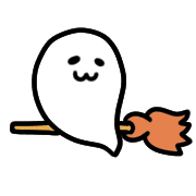 อิโมจิไลน์ Spooky ghost OBAKE chan