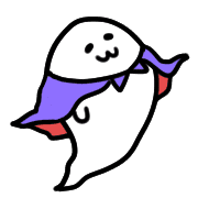 อิโมจิไลน์ Spooky ghost OBAKE chan