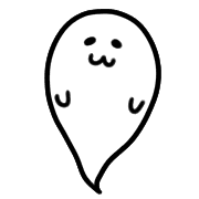 อิโมจิไลน์ Spooky ghost OBAKE chan