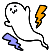 อิโมจิไลน์ Spooky ghost OBAKE chan