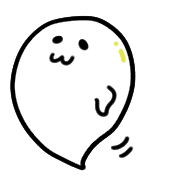 อิโมจิไลน์ Spooky ghost OBAKE chan