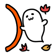 อิโมจิไลน์ Spooky ghost OBAKE chan