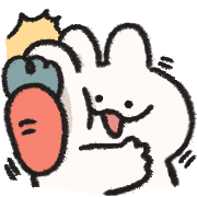 rabbit and carrot funny face3 รูปที่ 32