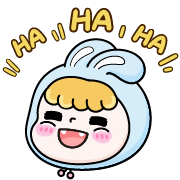Rosie the Hopping Bunny อิโมจิแอนิเมชัน2