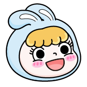 Rosie the Hopping Bunny อิโมจิแอนิเมชัน2