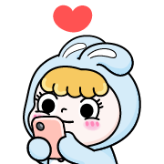 Rosie the Hopping Bunny อิโมจิแอนิเมชัน2 รูปที่ 8