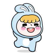 Rosie the Hopping Bunny อิโมจิแอนิเมชัน2 รูปที่ 28