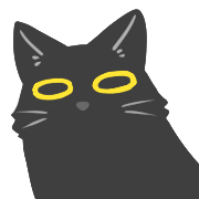 Black cat Shadow is moving
