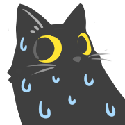 Black cat Shadow is moving รูปที่ 8