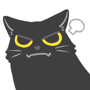 Black cat Shadow is moving รูปที่ 14
