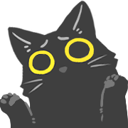 Black cat Shadow is moving รูปที่ 22
